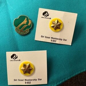 Girl Scouts Membership Star Pins